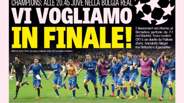 Rassegna stampa 13 maggio 2015: prime pagine Gazzetta, Corriere e Tuttosport