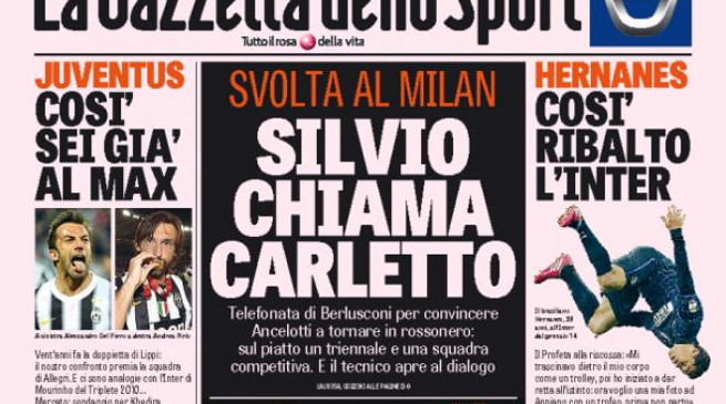 Rassegna stampa 22 maggio 2015: prime pagine Gazzetta, Corriere e Tuttosport