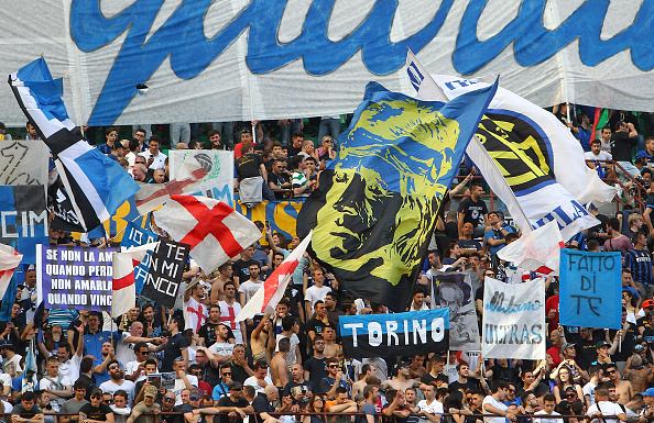 Inter: curva chiusa con la condizionale, cori contro Pogba