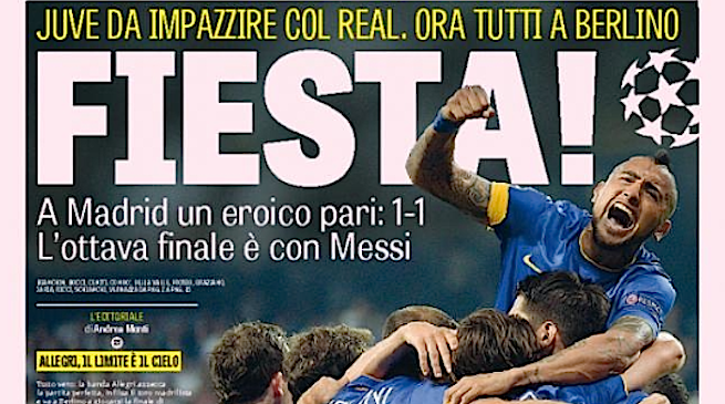 Rassegna stampa 14 maggio 2015: prime pagine Gazzetta, Corriere e Tuttosport