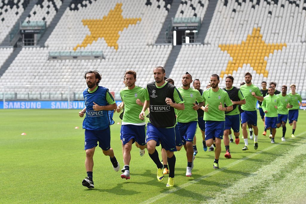 Juventus - Allenamento allo Stadium