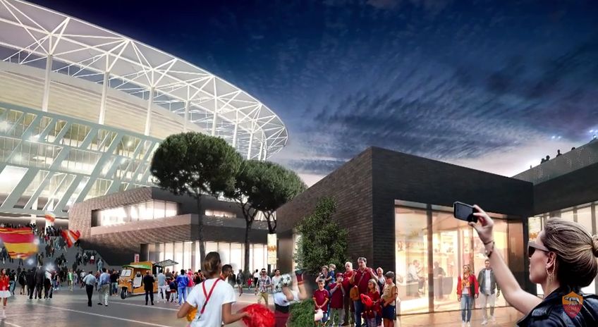 Nuovo stadio della Roma: depositato il progetto (Video)