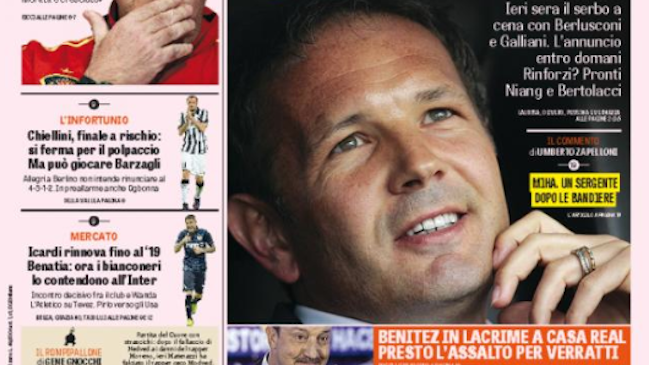 Rassegna stampa 4 giugno 2015: prime pagine Gazzetta, Corriere e Tuttosport