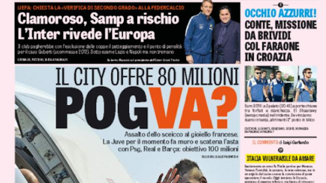 Rassegna stampa 12 giugno 2015: prime pagine Gazzetta, Corriere e Tuttosport