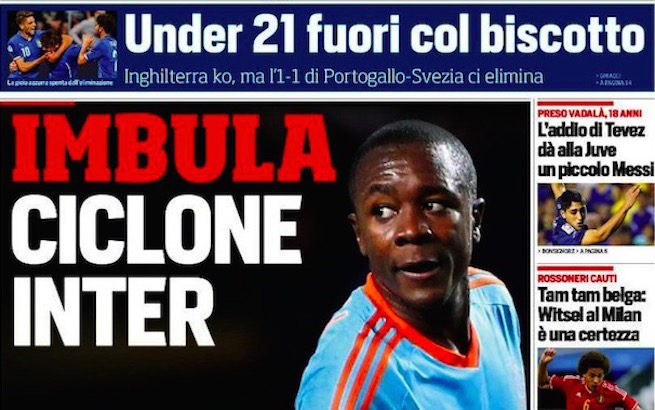 Rassegna stampa 25 giugno 2015: prime pagine Gazzetta, Corriere e Tuttosport