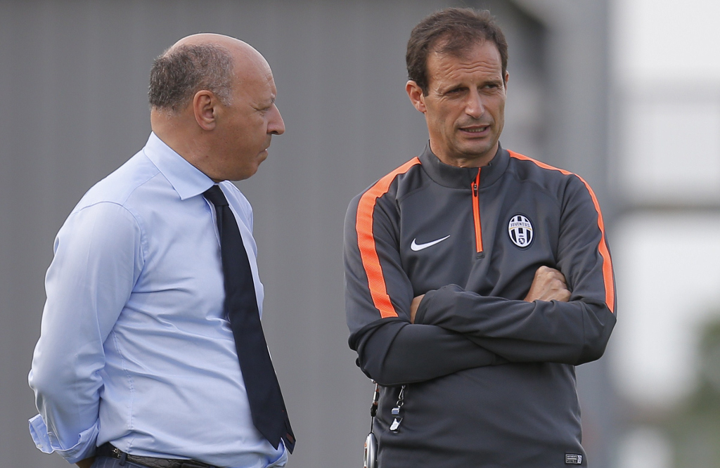 Al via il ritiro Juve: la conferenza stampa di Allegri e Marotta