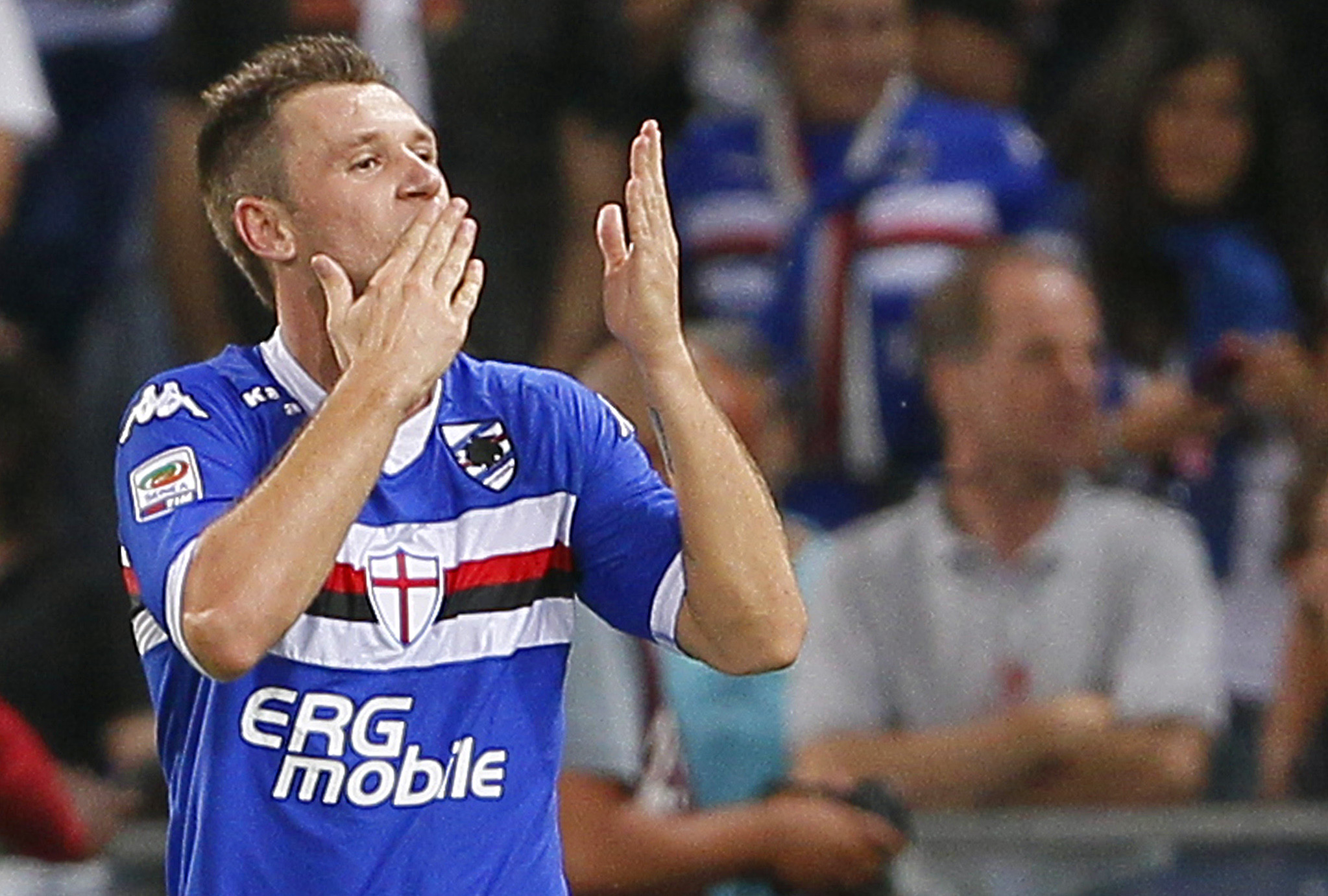 Cassano alla Sampdoria con una clausola speciale