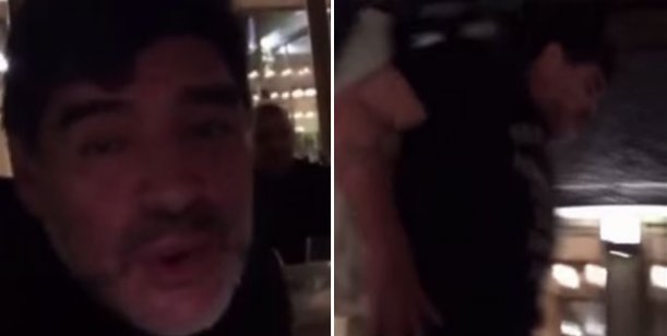 Maradona scatenato: canta &#8220;No woman no cry&#8221; (Video)
