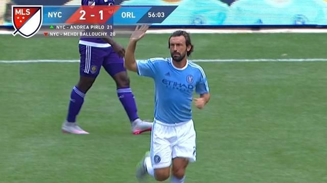 Pirlo: debutto vincente in MLS contro Kakà (Video)