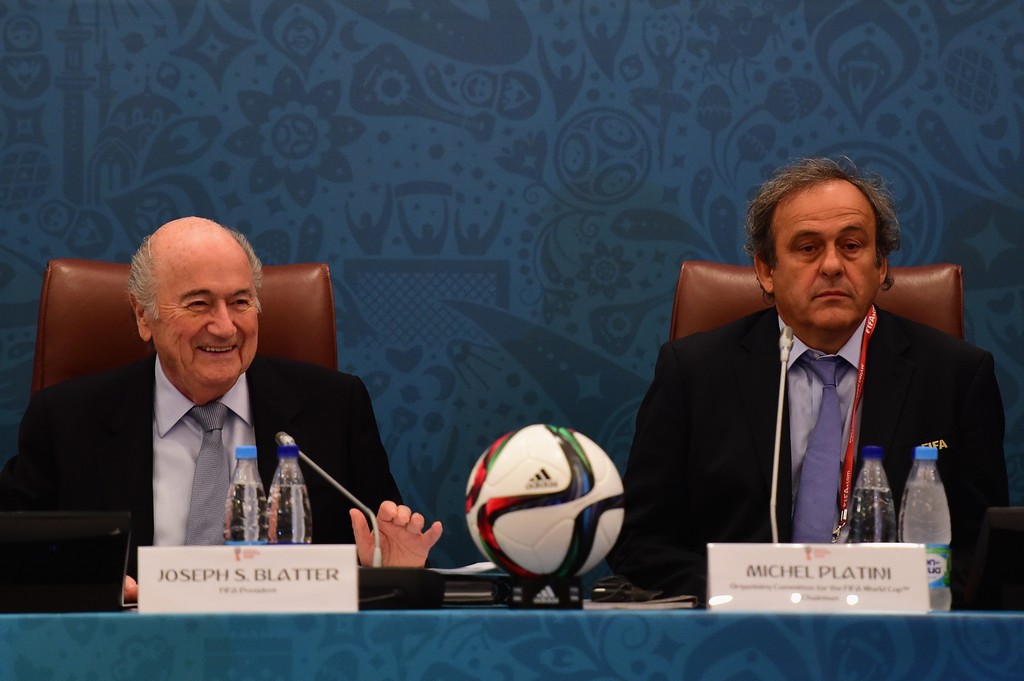 Michel Platini, Joseph Blatter