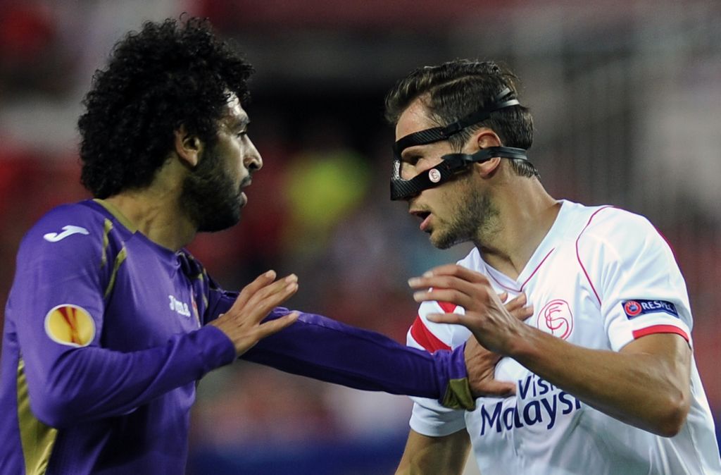 Mohamed Salah rompe con la Fiorentina