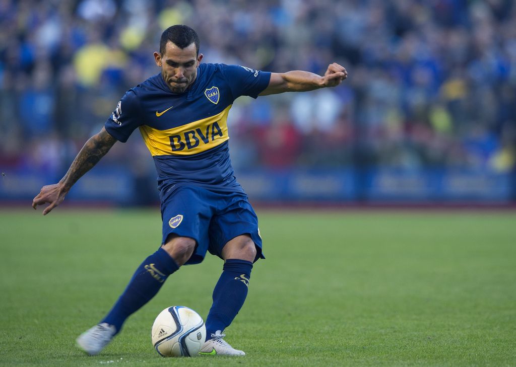 Carlos Tevez, 1° gol col Boca