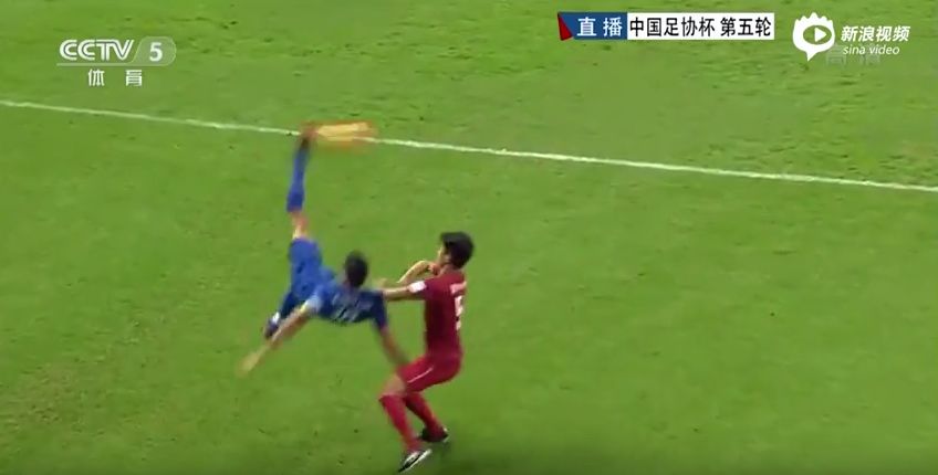 Cina: gol da cineteca di Moreno (Video)