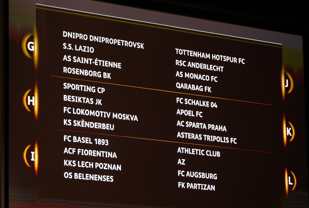 Europa League – Gruppo G | Il calendario delle partite della Lazio