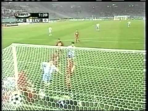 1999 (October 27) Lazio (Italy) 1-Bayer Leverkusen (Germany) 1 (Champions League)