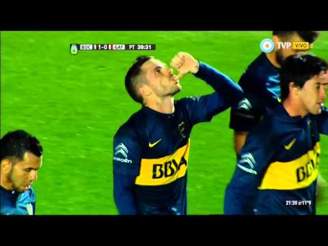 Boca Juniors 4 &#8211; 0 Guaraní: gran gol di Gago