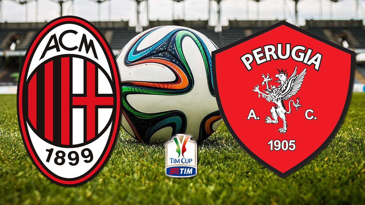 Milan-Perugia, Coppa Italia: 2-0 (10′ Honda, 28′ Luiz Adriano)