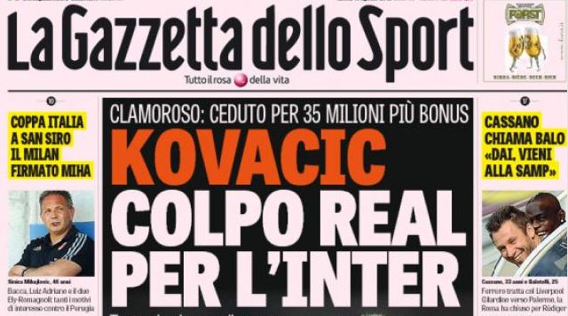 Rassegna stampa 17 agosto 2015: prime pagine Gazzetta, Corriere e Tuttosport