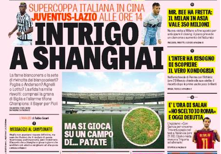 Rassegna stampa 8 agosto 2015: prime pagine Gazzetta, Corriere e Tuttosport