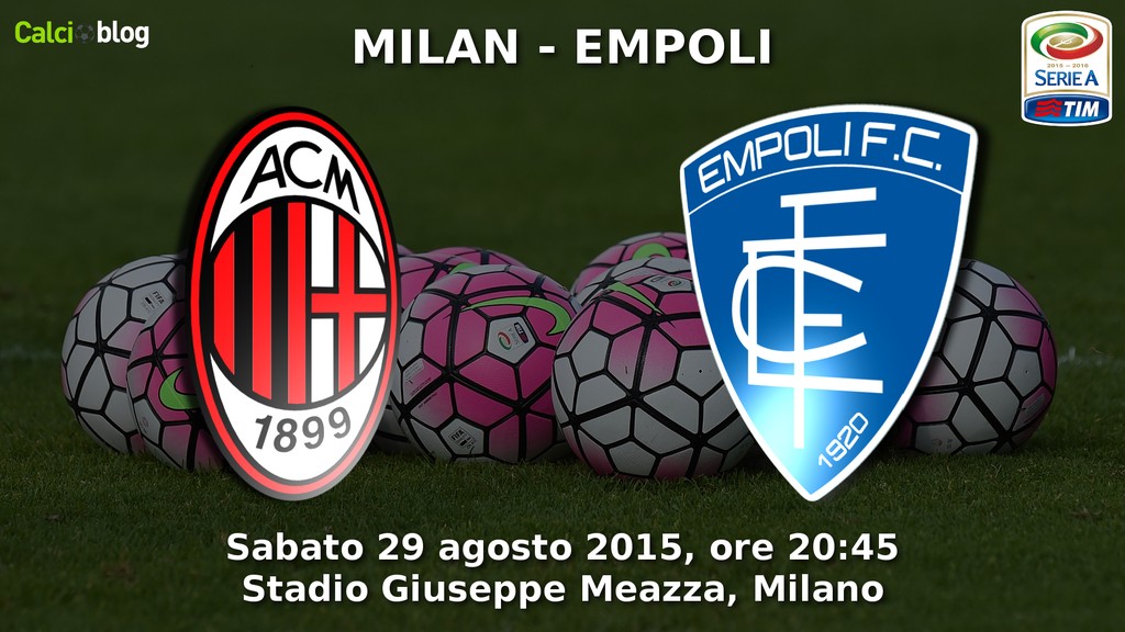 Milan-Empoli 2-1 | Risultato Finale | gol di Bacca, Saponara e Luiz Adriano