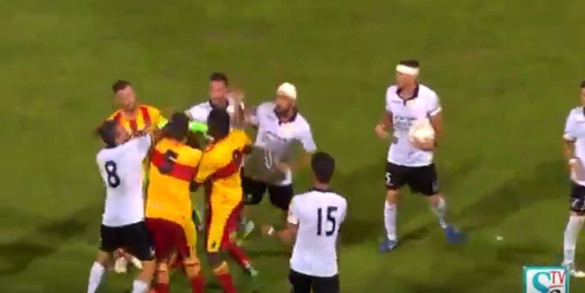 Benevento-Messina finisce in rissa (Video)