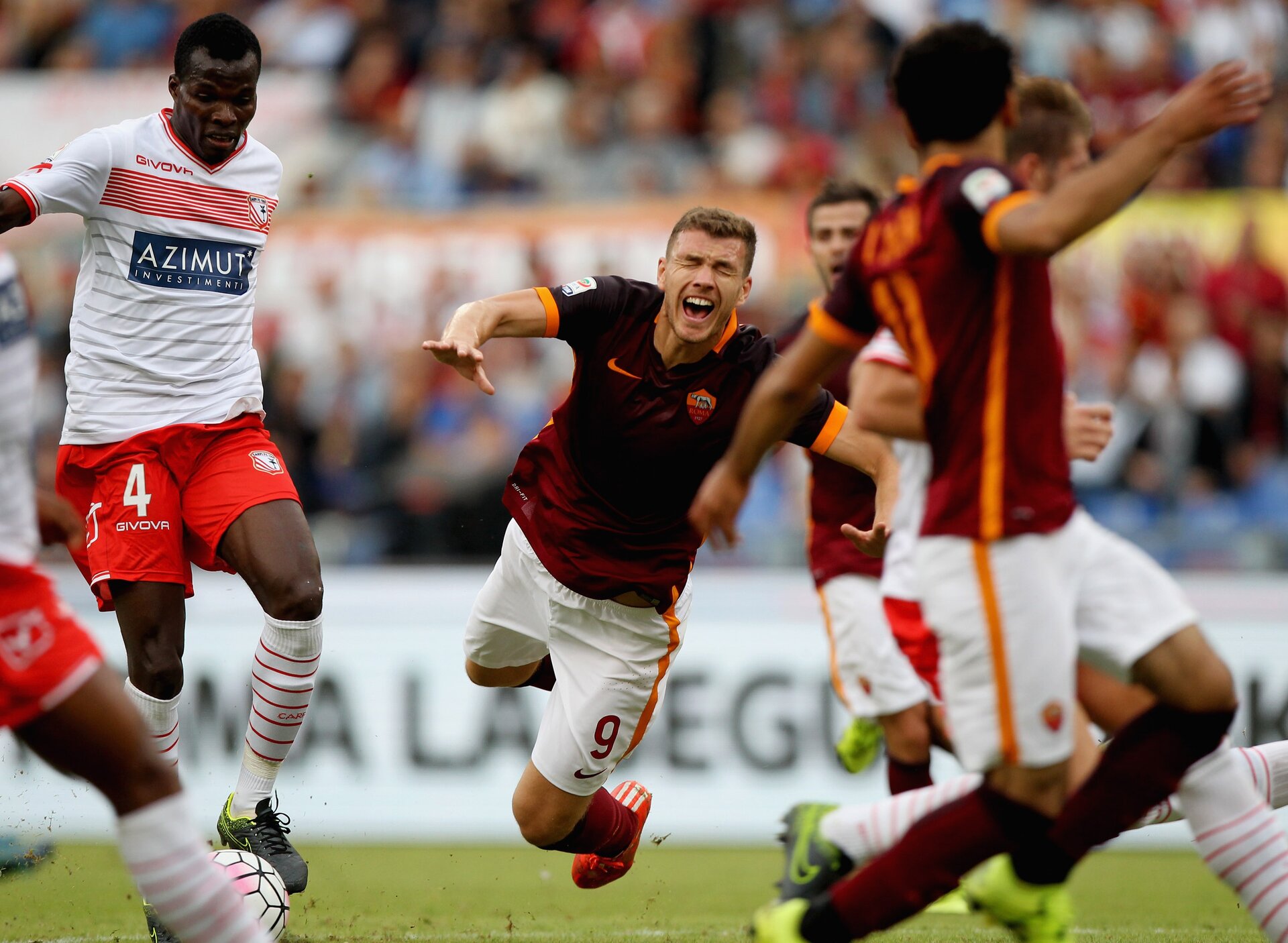 Infortuni Roma: Dzeko e Totti out 1 mese, Keita 15 giorni