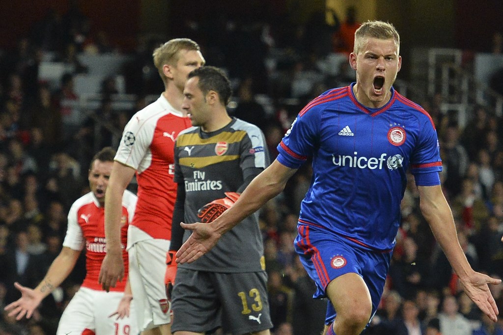 Arsenal-Olympiacos 2-3: video gol e highlights