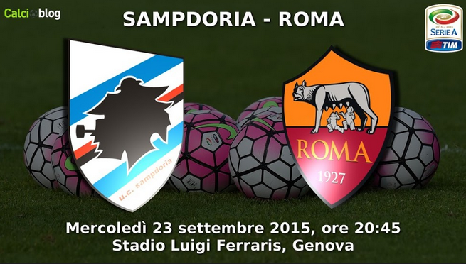 Sampdoria-Roma 2-1 | Serie A: decisivo l’autogol di Manolas