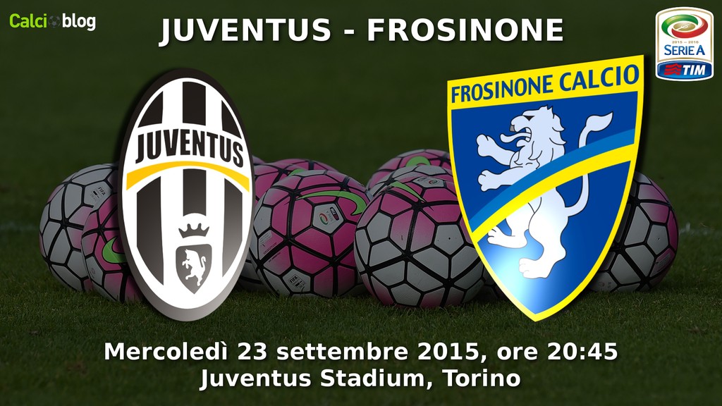 Juventus-Frosinone, diretta Serie A