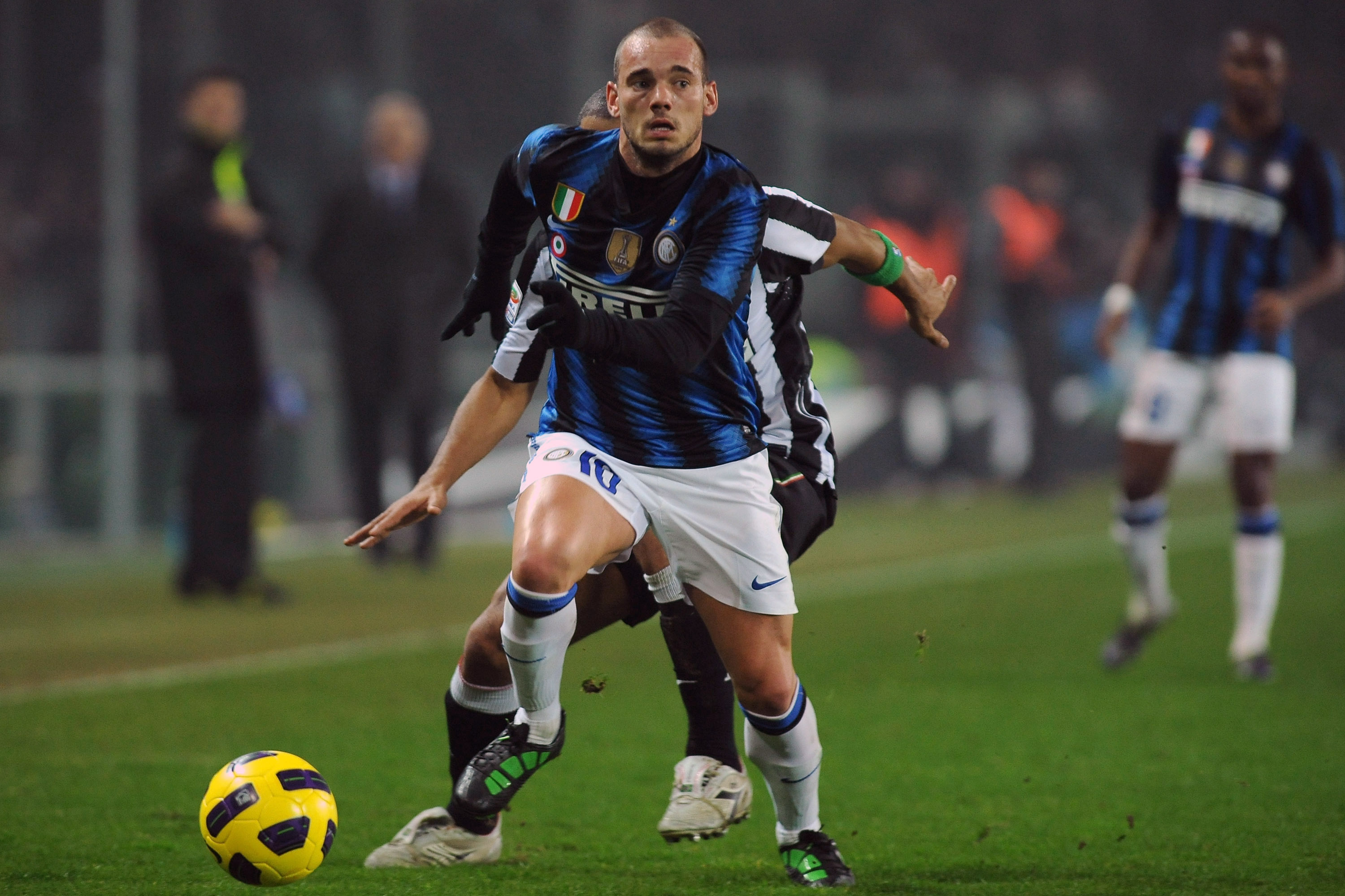 Wesley Sneijder ai tempi dell'Inter