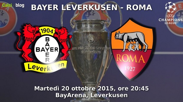 Bayer Leverkusen – Roma 4-4 | Champions League | Risultato Finale | Doppiette di Chicharito e De Rossi e gol di Pjanic, Iago Falque, Kampl e Mehmedi