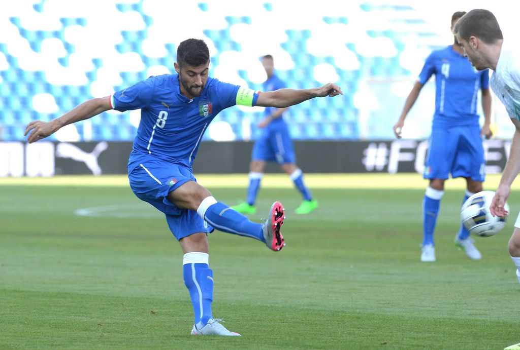 Slovenia-Italia Under 21 0-3: video gol (Benassi, Monachello 2)