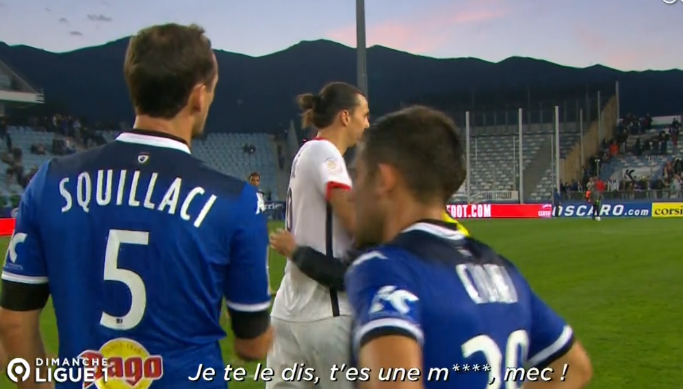 Squillaci contro Ibrahimovic: “Sei una m…” (Video)