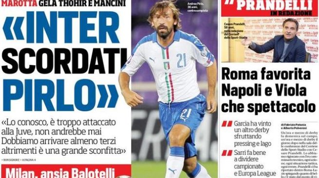 Rassegna stampa 10 novembre 2015: prime pagine Gazzetta, Corriere e Tuttosport