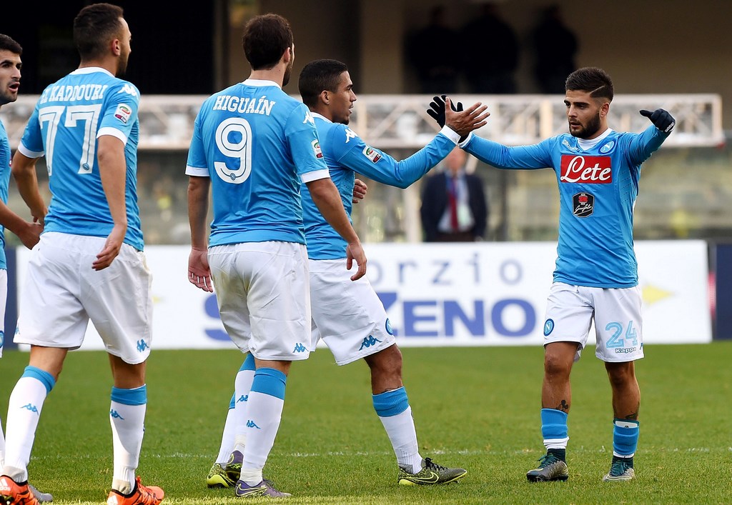 Verona-Napoli 0-2 (Insigne, Higuain): video gol e highlights