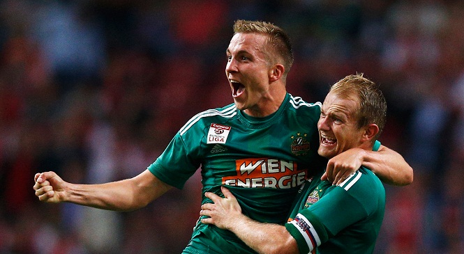 Europa League: il video dell&#8217;incredibile gol di Schobesberger del Rapid Vienna