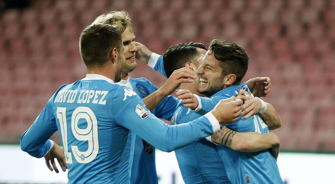 Napoli &#8211; Verona 3-0 | Coppa Italia | Video Gol (El Kaddouri, Mertens e Callejon)