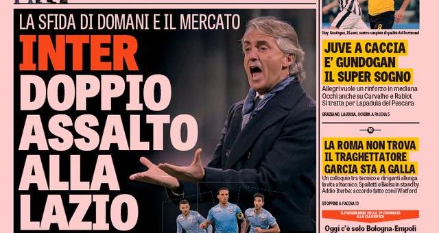 Rassegna stampa 19 dicembre 2015: prime pagine Gazzetta, Corriere e Tuttosport