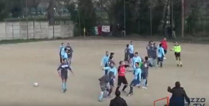 Rissa in prima categoria tra Faresina e Spoltore (Video)