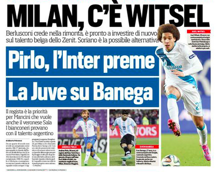 Rassegna stampa 22 dicembre 2015: prime pagine Gazzetta, Corriere e Tuttosport