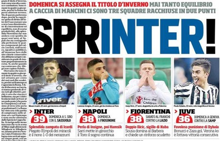 Rassegna stampa 7 gennaio 2016: prime pagine Gazzetta, Corriere e Tuttosport