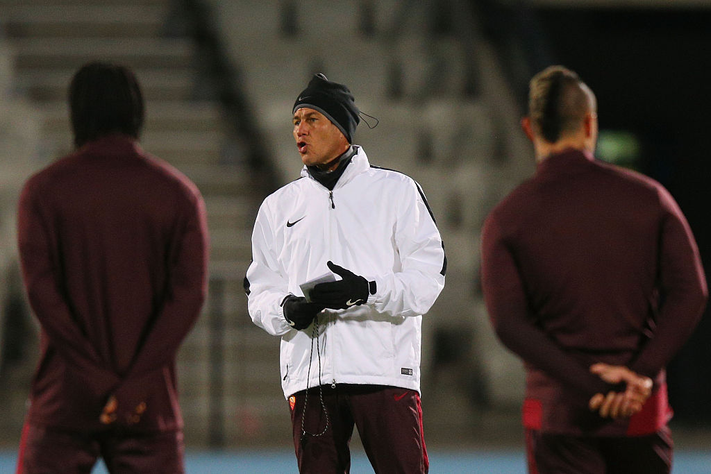 Garcia Roma allenamento
