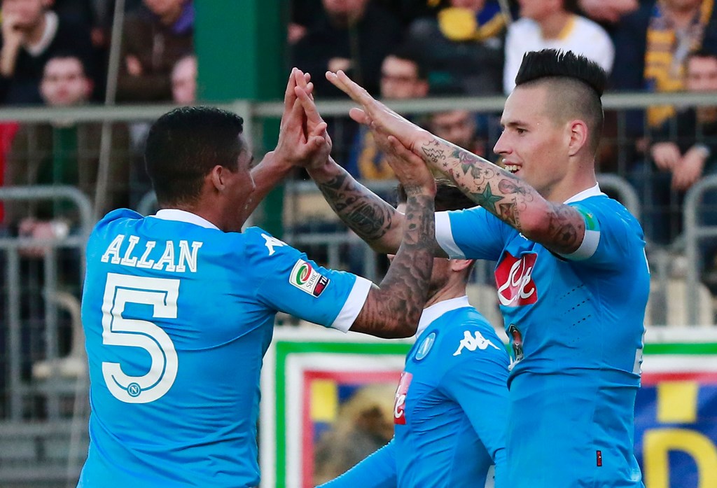 Frosinone-Napoli 1-5: video gol e highlights