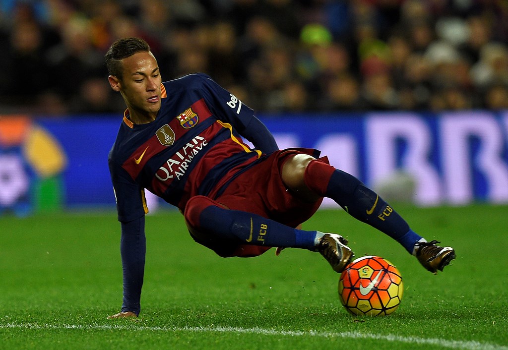 Neymar: stop spettacolare contro l&#8217;Athletic Bilbao (Video)