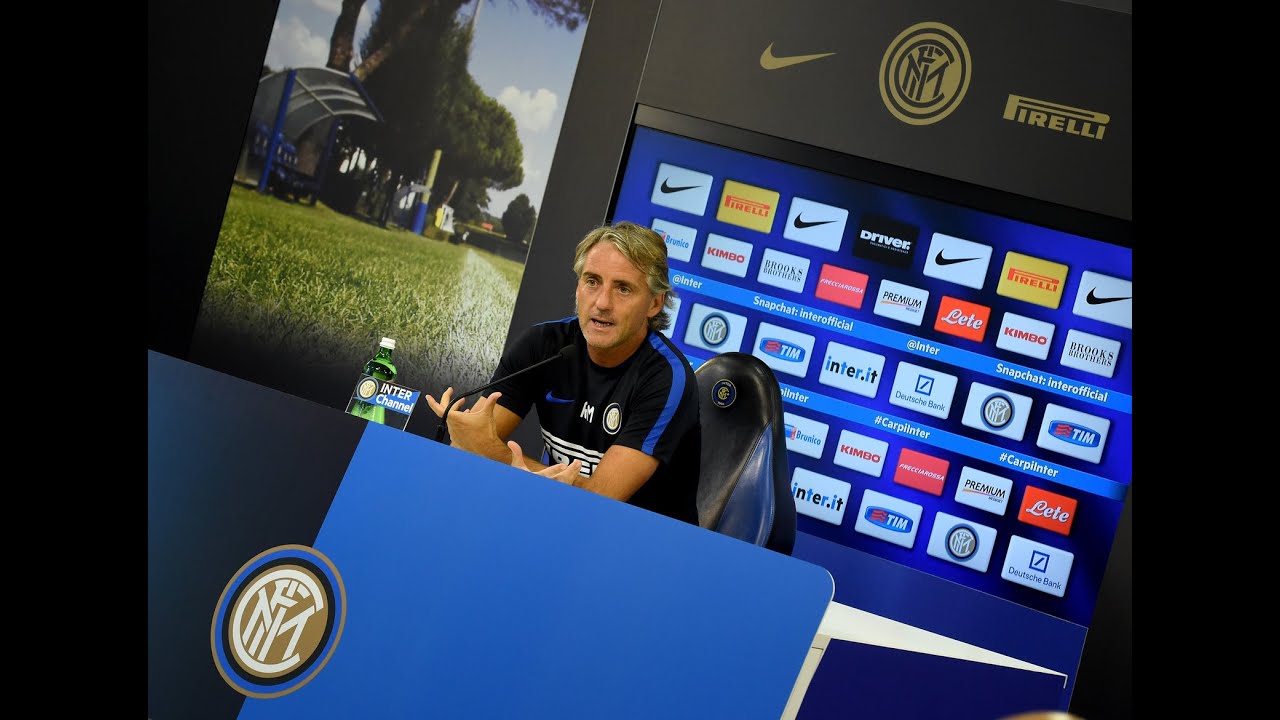 La conferenza stampa Mancini prima di Atalanta-Inter