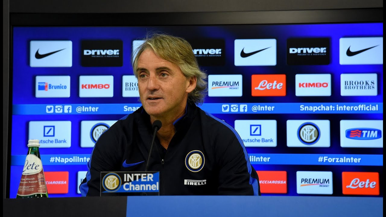 La conferenza stampa di Roberto Mancini prima di Empoli-Inter