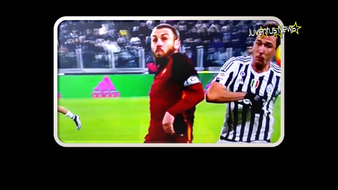 De Rossi insulta Mandzukic in Juventus- Roma