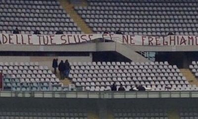 Striscioni contro Quagliarella