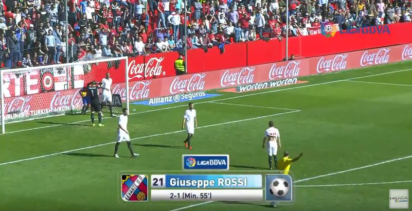 Rossi in gol, ma il Levante perde a Siviglia (Video)