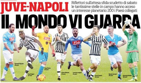 Rassegna stampa 9 febbraio 2016: prime pagine Gazzetta, Corriere e Tuttosport